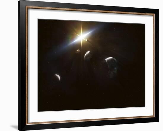 The Remains of a Shattered Earth Several Years After An Apocalyptic Event-Stocktrek Images-Framed Photographic Print