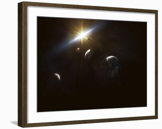 The Remains of a Shattered Earth Several Years After An Apocalyptic Event-Stocktrek Images-Framed Photographic Print