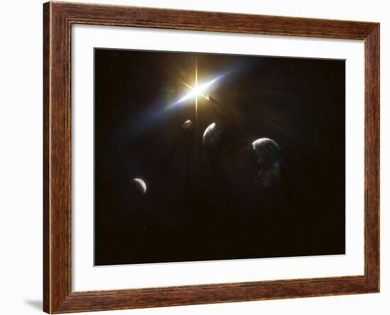 The Remains of a Shattered Earth Several Years After An Apocalyptic Event-Stocktrek Images-Framed Photographic Print