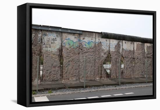 The Remains of Berlin Wall in Berlin-lexan-Framed Premier Image Canvas