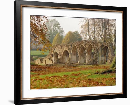 The Remains of the 13th Century Hailes Abbey, Gloucestershire, England, UK-Rob Cousins-Framed Photographic Print