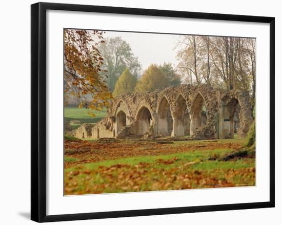 The Remains of the 13th Century Hailes Abbey, Gloucestershire, England, UK-Rob Cousins-Framed Photographic Print