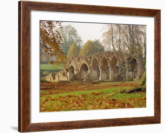 The Remains of the 13th Century Hailes Abbey, Gloucestershire, England, UK-Rob Cousins-Framed Photographic Print