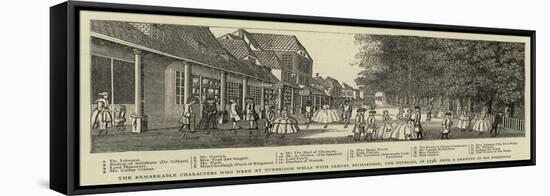 The Remarkable Characters Who Were at Tunbridge Wells with Samuel Richardson-null-Framed Premier Image Canvas