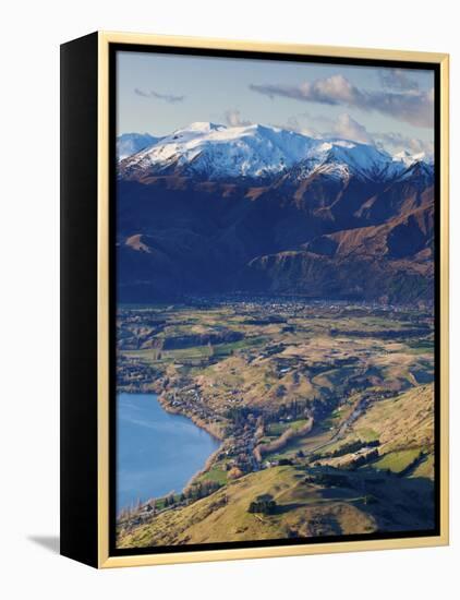 The Remarkables Ski Field Towards Arrowtown, Queenstown, Central Otago, South Island, New Zealand-Doug Pearson-Framed Premier Image Canvas