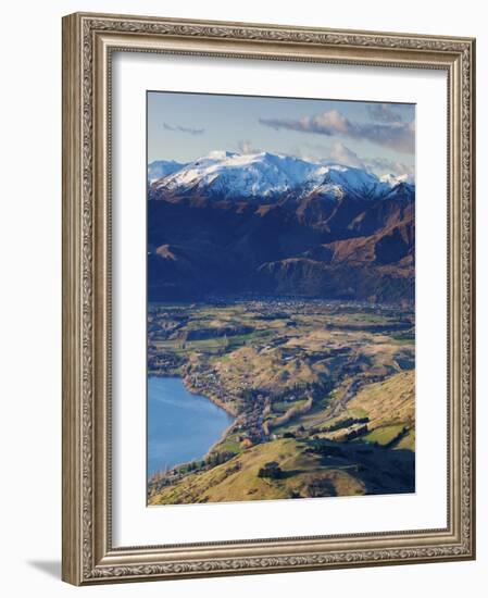 The Remarkables Ski Field Towards Arrowtown, Queenstown, Central Otago, South Island, New Zealand-Doug Pearson-Framed Photographic Print