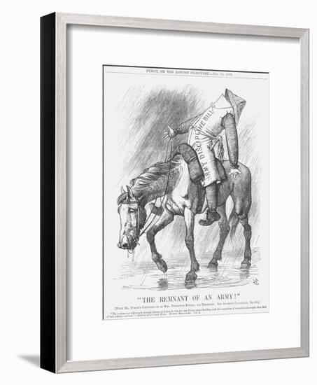 The Remnant of an Army!, 1879-Joseph Swain-Framed Giclee Print