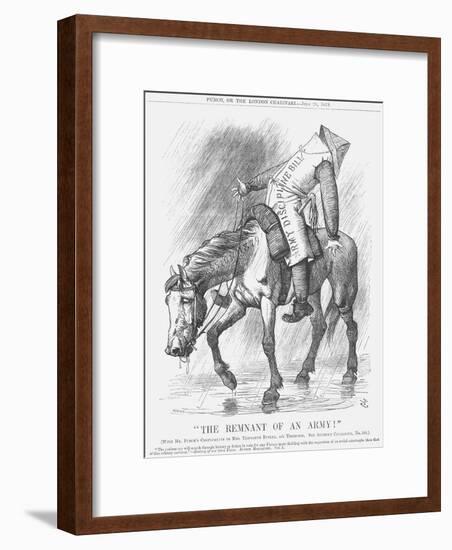 The Remnant of an Army!, 1879-Joseph Swain-Framed Giclee Print