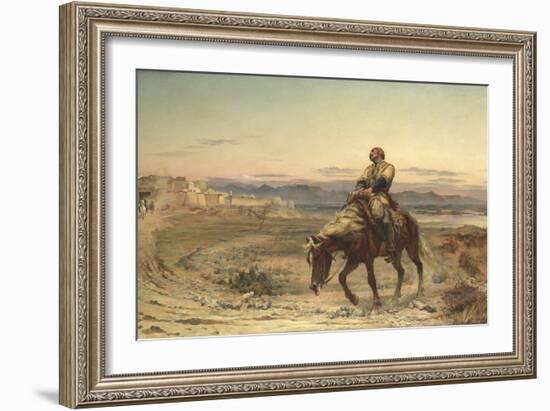 The Remnants of an Army-Elizabeth Butler-Framed Giclee Print