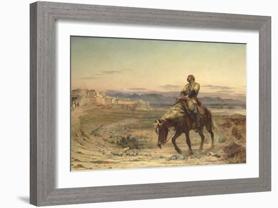 The Remnants of an Army-Elizabeth Butler-Framed Giclee Print