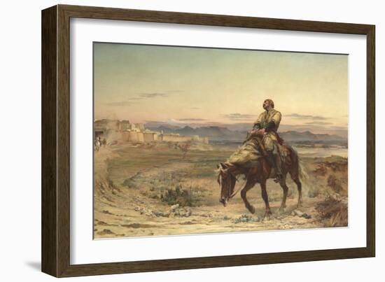 The Remnants of an Army-Elizabeth Butler-Framed Giclee Print