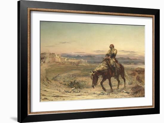 The Remnants of an Army-Elizabeth Butler-Framed Giclee Print