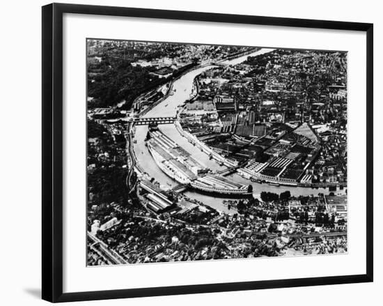 The Renault Billancourt Factory, Paris, France-null-Framed Photographic Print