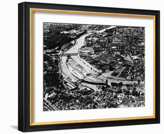 The Renault Billancourt Factory, Paris, France-null-Framed Photographic Print