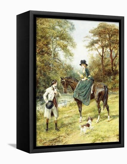 The Rendez-Vous-Heywood Hardy-Framed Premier Image Canvas