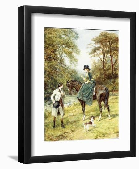 The Rendez-Vous-Heywood Hardy-Framed Giclee Print