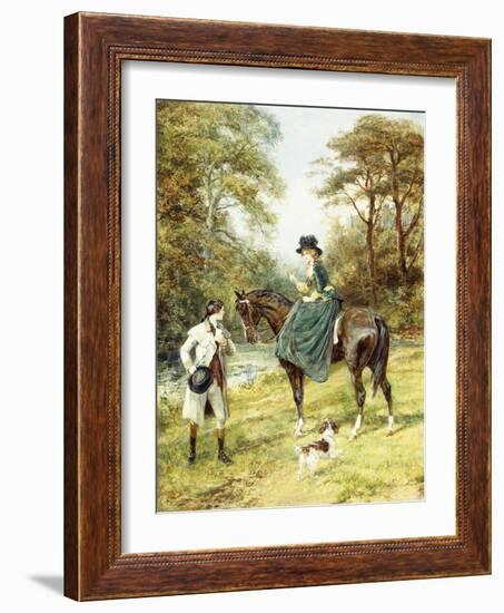 The Rendez-Vous-Heywood Hardy-Framed Giclee Print