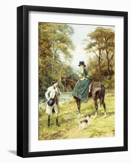 The Rendez-Vous-Heywood Hardy-Framed Giclee Print