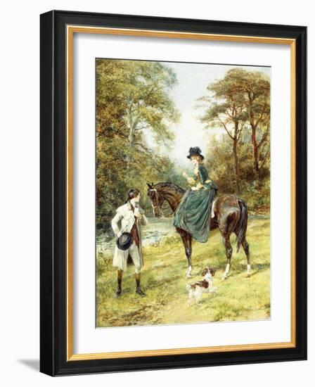 The Rendez-Vous-Heywood Hardy-Framed Giclee Print