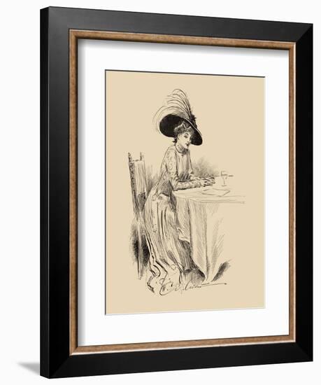 The Rendez-Vous-Charles Dana Gibson-Framed Premium Giclee Print