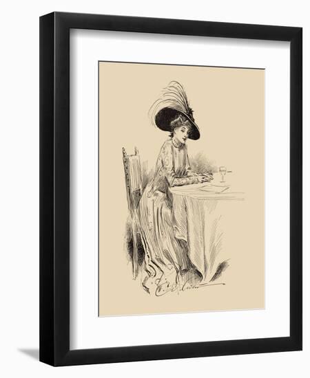 The Rendez-Vous-Charles Dana Gibson-Framed Premium Giclee Print