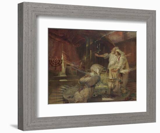 The Rending of the Veil-William Bell Scott-Framed Giclee Print