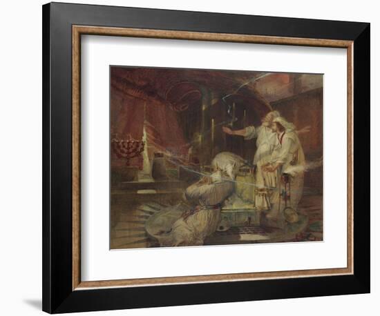 The Rending of the Veil-William Bell Scott-Framed Giclee Print