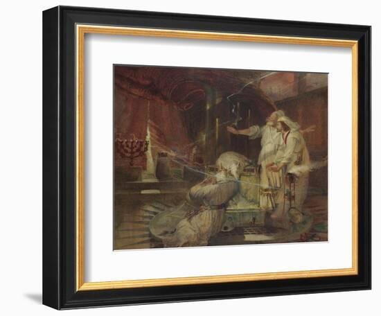 The Rending of the Veil-William Bell Scott-Framed Giclee Print