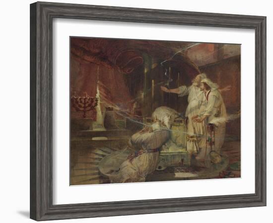 The Rending of the Veil-William Bell Scott-Framed Giclee Print