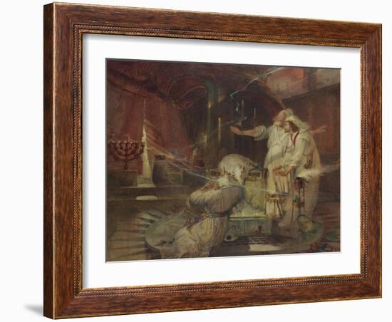 The Rending of the Veil-William Bell Scott-Framed Giclee Print