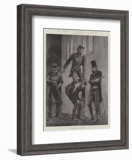 The Renewed Lawlessness in Ireland-Richard Caton Woodville II-Framed Giclee Print