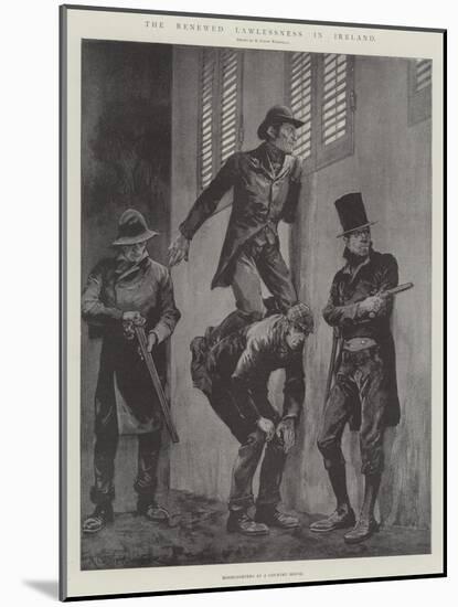 The Renewed Lawlessness in Ireland-Richard Caton Woodville II-Mounted Giclee Print