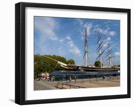 The Renovated Cutty Sark, Greenwich, London, England, United Kingdom-Charles Bowman-Framed Photographic Print