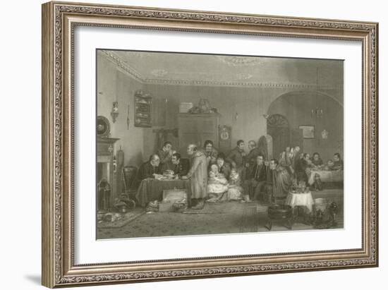 The Rent Day-Sir David Wilkie-Framed Giclee Print