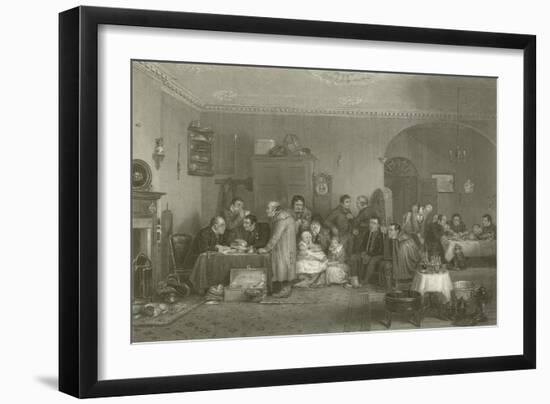 The Rent Day-Sir David Wilkie-Framed Giclee Print