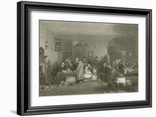 The Rent Day-Sir David Wilkie-Framed Giclee Print