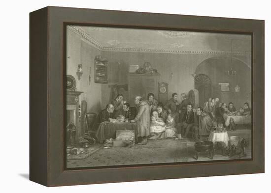 The Rent Day-Sir David Wilkie-Framed Premier Image Canvas