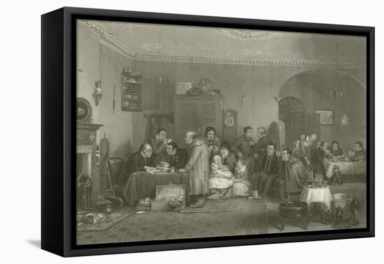 The Rent Day-Sir David Wilkie-Framed Premier Image Canvas