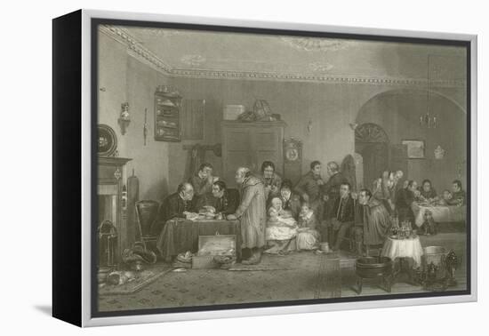 The Rent Day-Sir David Wilkie-Framed Premier Image Canvas