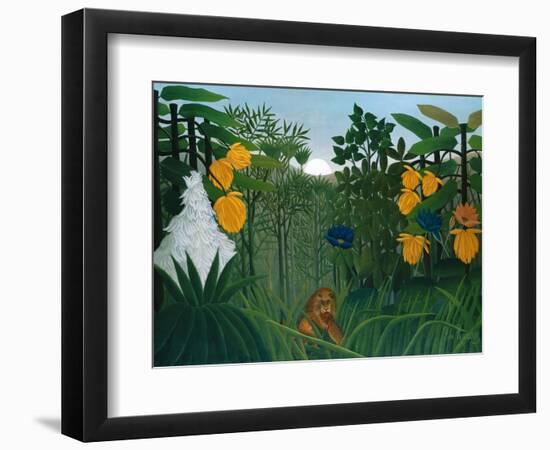 The Repast of the Lion-Henri Rousseau-Framed Premium Giclee Print