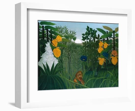 The Repast of the Lion-Henri Rousseau-Framed Premium Giclee Print