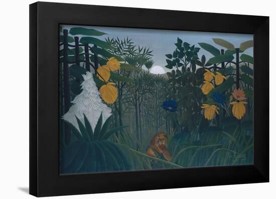 The Repast of the Lion-Henri JF Rousseau-Framed Giclee Print