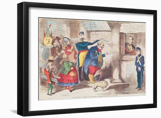 The Repentant (?) Enemies of the Republic Applying for Pardon to Uncle Sam, 1869-null-Framed Giclee Print