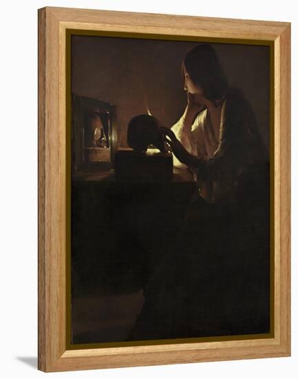 The Repentant Magdalen, 1635-40-Georges de la Tour-Framed Premier Image Canvas