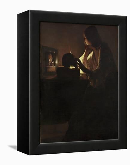 The Repentant Magdalen, 1635-40-Georges de la Tour-Framed Premier Image Canvas