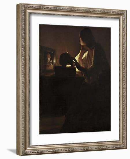 The Repentant Magdalen, 1635-40-Georges de la Tour-Framed Giclee Print