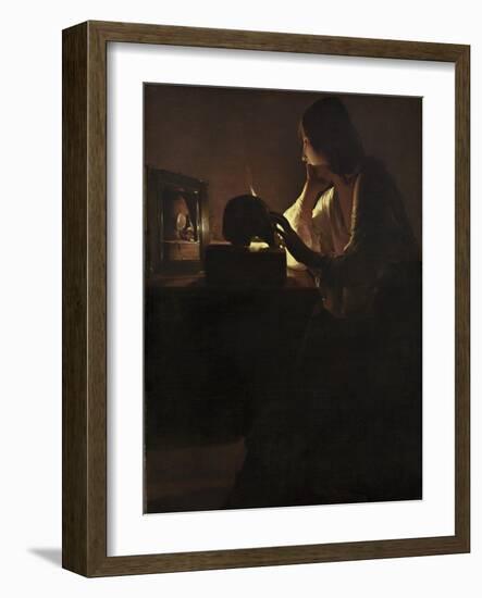 The Repentant Magdalen, 1635-40-Georges de la Tour-Framed Giclee Print