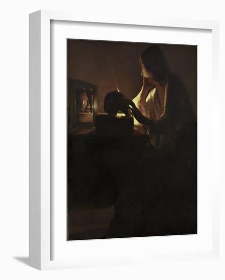 The Repentant Magdalen, 1635-40-Georges de la Tour-Framed Giclee Print