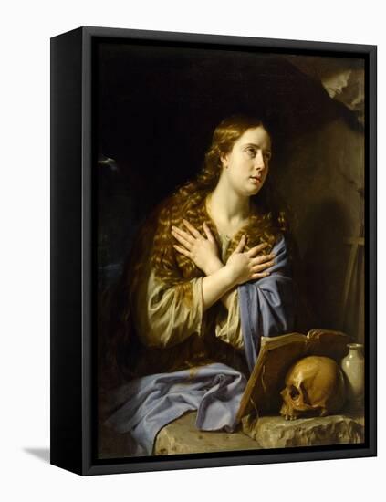 The Repentant Magdalen, 1648 (Oil on Canvas)-Philippe De Champaigne-Framed Premier Image Canvas