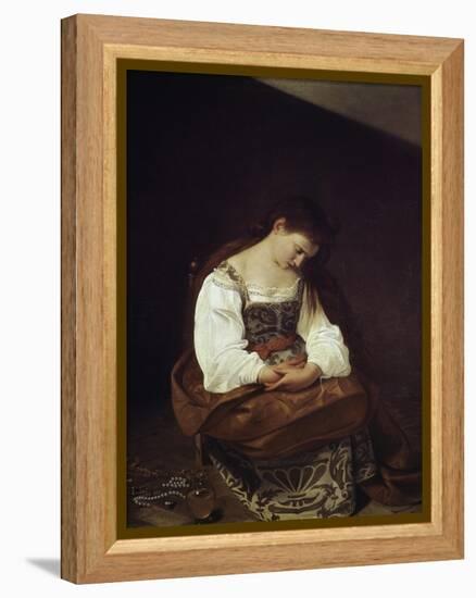 The Repentant Magdalene-Caravaggio-Framed Premier Image Canvas